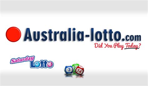 saturday lotto australia draw time